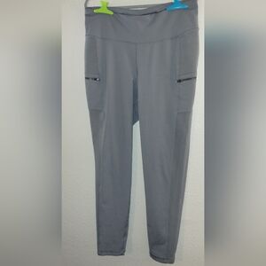 OLD NAVY ACTIVE GO DRY LEGGINGS, GRAY, SIZE XXL TALL, NEVER WORN
